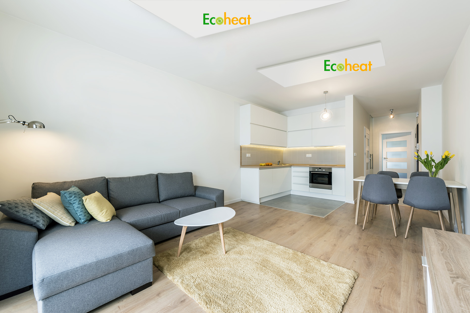 Ecoheat - infrarood verwarming woonkamer